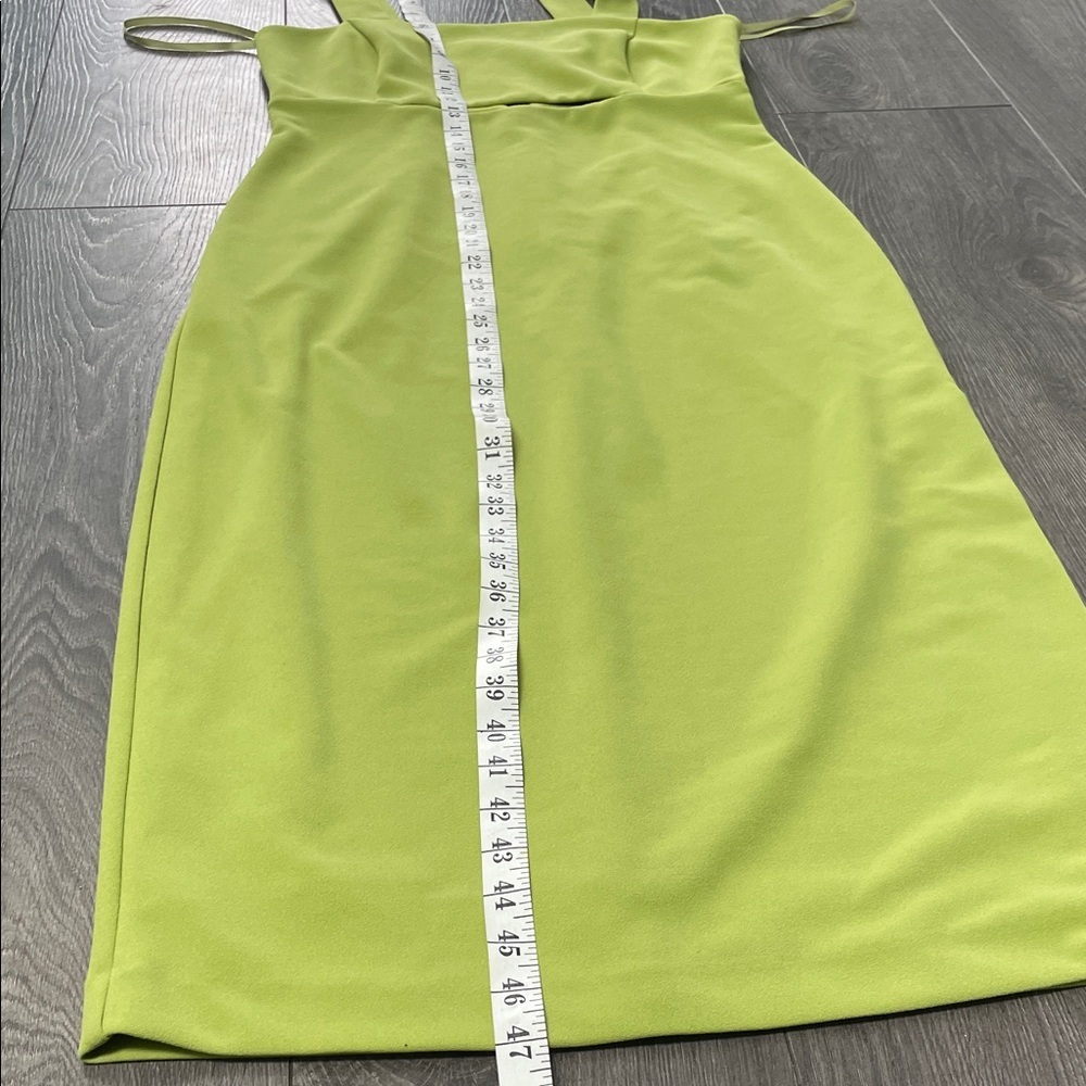 RW & CO Elegant Lime Green Dress SIZE 6 - Picture 15 of 15